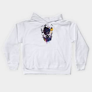 Dark Boy Color Splat Kids Hoodie